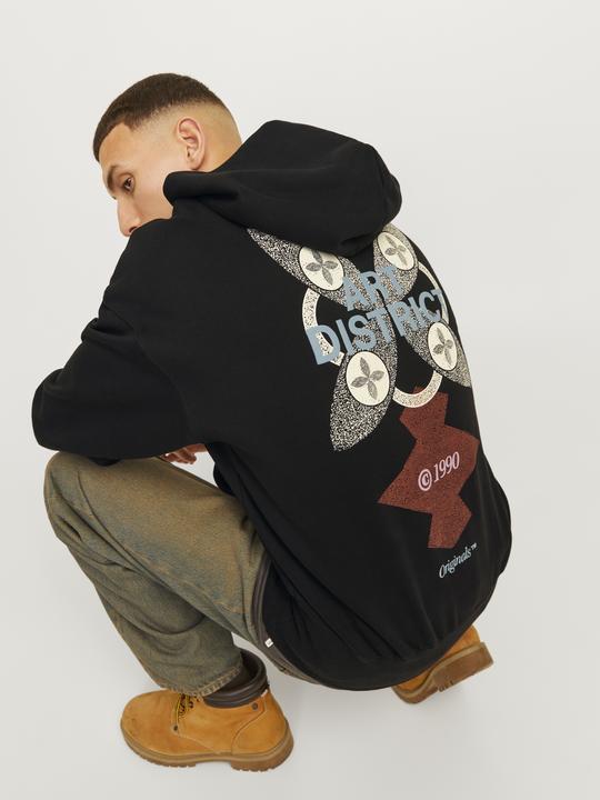 Actual product image Jack & Jones Jornoho Back Graphic Sweat Hood (M)