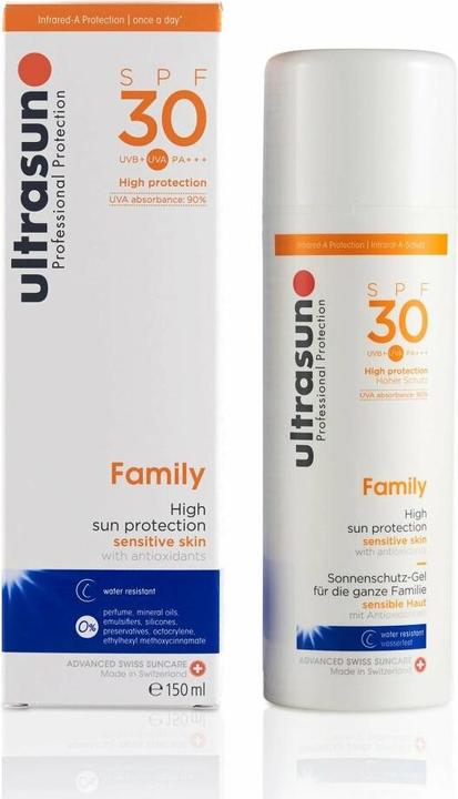 Actual product image Ultrasun Family SPF30 (Suntan lotion, SPF 50, 150 ml, 228 g)