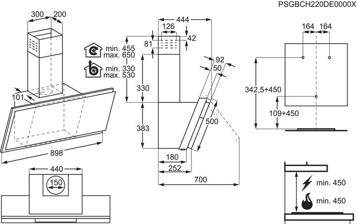 Image du produit Electrolux WOSL9063CN (Hotte murale)