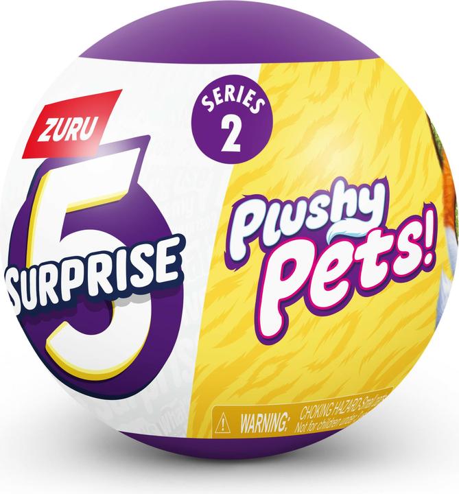 Actual product image Zuru 5 Surprise Plushy Pets Series 2 assorted
