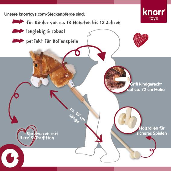 Image du produit Knorrtoys Cheval de bois "Brauny