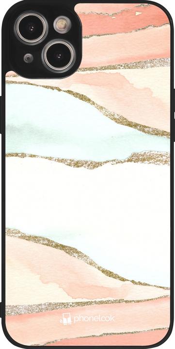 Immagine prodotto PhoneLook Coperchio in silicone nero arancione scintillante (Apple iPhone 15 Plus)