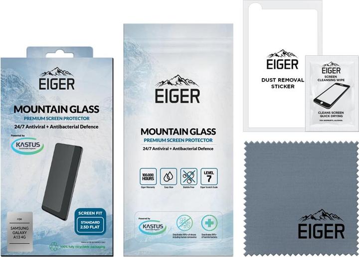 Immagine prodotto Eiger Mountain Glass Clear (1 Pezzo/i, Samsung Galaxy A13)