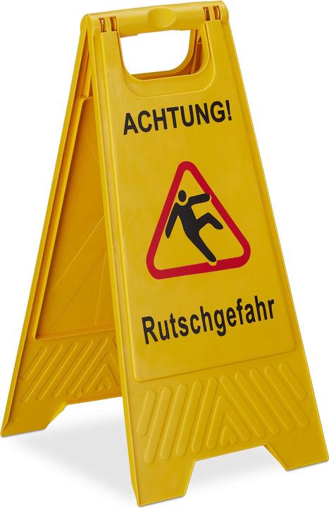 Relaxdays Rutschgefahr Aufsteller