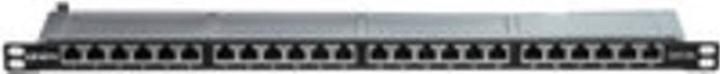 Actual product image Lindy Cat. Patch Panel 24p STP 1/2 U, 24 ports in 0.5 height unit