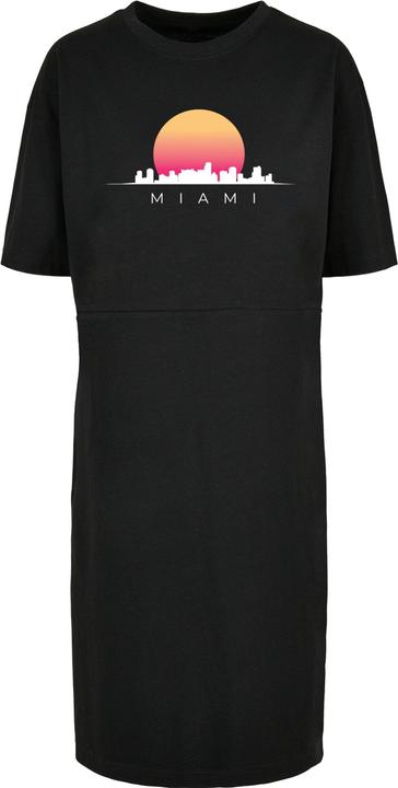 Merchcode Ladies Miami X Organic Oversized Slit Tee Dress - 118841 (4XL)