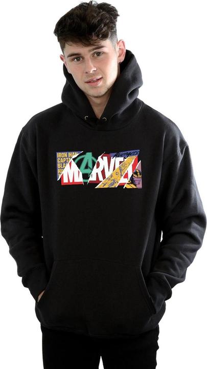 Collage Logo Kapuzenpullover (L)