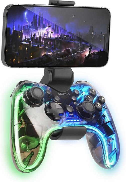 Image du produit Mars Gaming Manette De Jeu Sans Fil Mgp-Bt RGB (Transparent) (PS3)