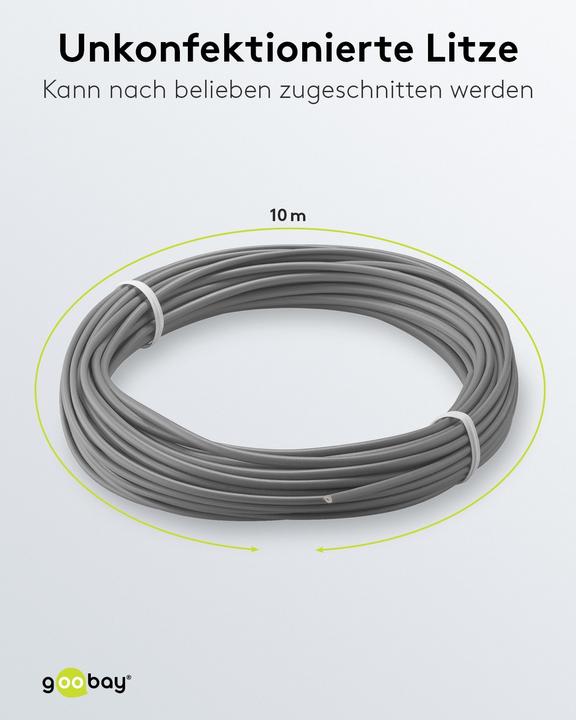 Image du produit Aquatuning Fils de cuivre isolés 1x0,14mm² (10 m)