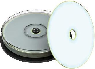 Immagine prodotto MediaRange CD-R 700MB/80min TRUE GOLD Ink.Print.cake 10pcs (10 x)