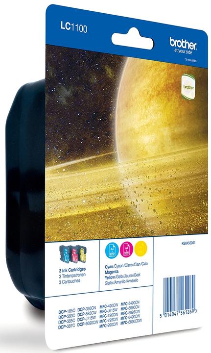 Immagine prodotto Brother LC1100 Pack Arcobaleno (M, Y, C)