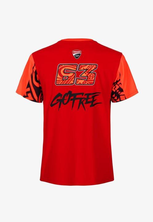 Produktbild VR46 Tee 24 Dual Ducati Bagnaia Red (M)