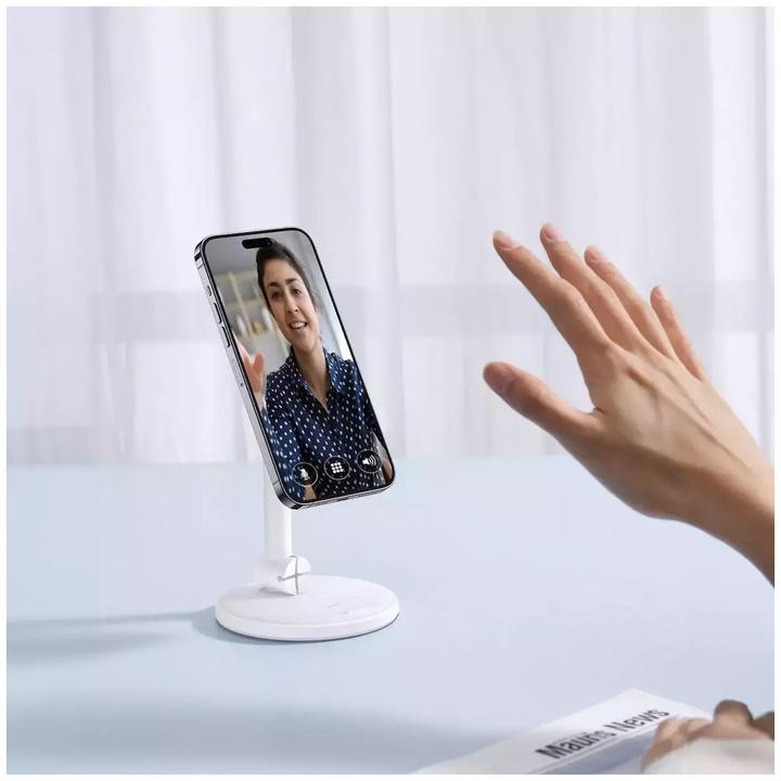 Immagine prodotto Baseus Supporto magnetico per telefono da tavolo MagPro (bianco)