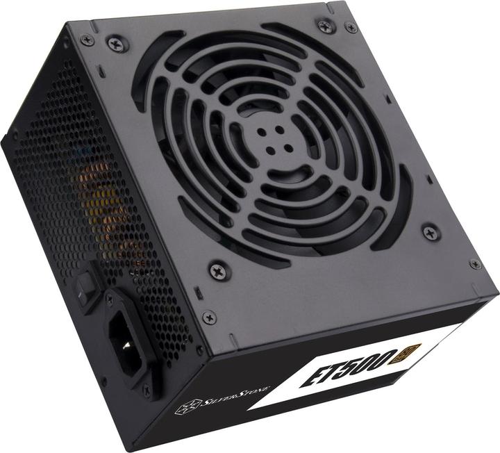 Image du produit Silverstone SST-ET500-B - Alimentation PC silencieuse Strider Essential Series, 500W 80 Plus Bronze ATX (500 W)