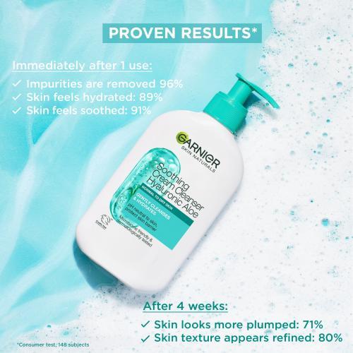 Immagine prodotto Garnier Skin Naturals Hyaluronic Aloe Crema Detergente Lenitiva 250ml (Crema lavaggio, 250 ml)