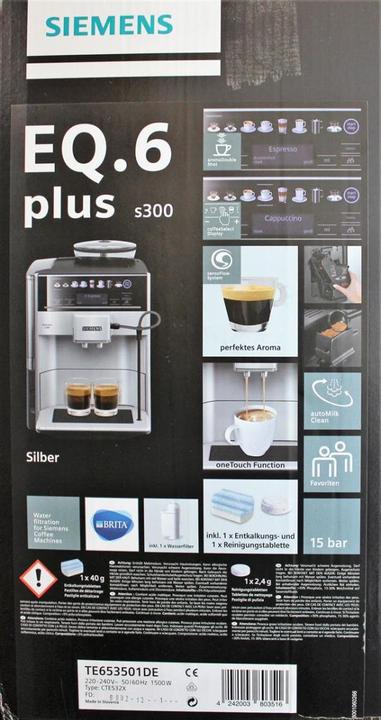 Produktbild Siemens EQ6 plus s300 TE653501DE