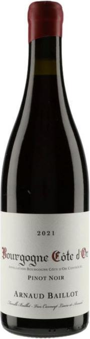 Arnaud Baillot Bourgogne Côte d'Or AOC Pinot Noir