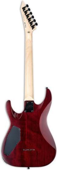 Actual product image ESP LTD MH-200QM NT STBC Electric Guitar with Cable (Electric guitar, Jatoba, Mahogany maple neck)