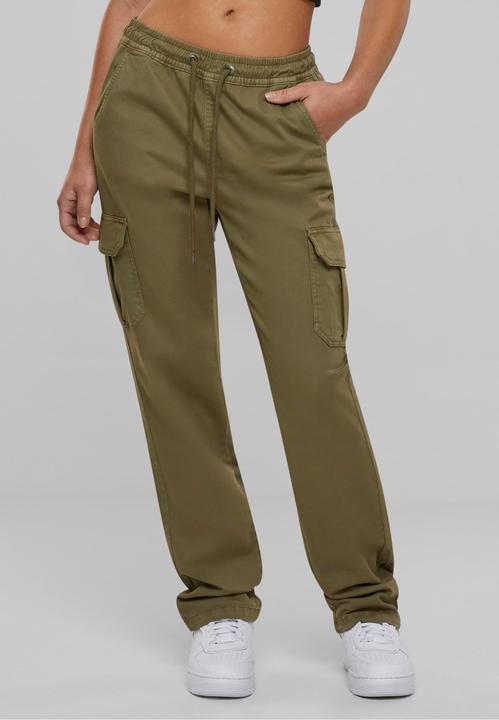 Actual product image Urban Classics Ladies High Waist Twill Cargo Pants (5XL)