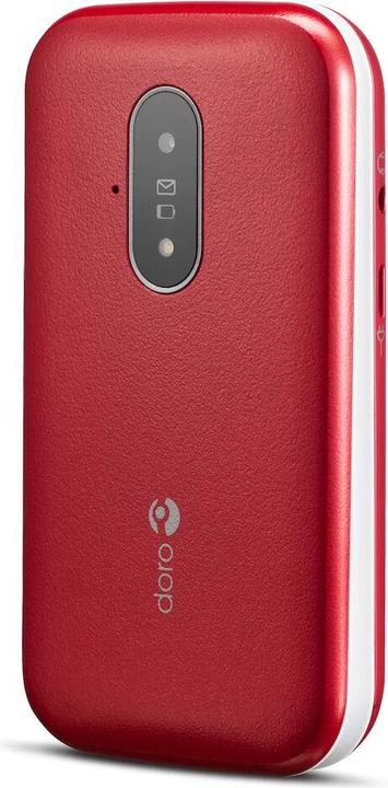 Image du produit Doro 6821 - Téléphone 4G - emplacement microSD - 320 x 240 pixels - appareil photo arrière 2 MP - rouge (2.80", 2 Mpx, 4G)