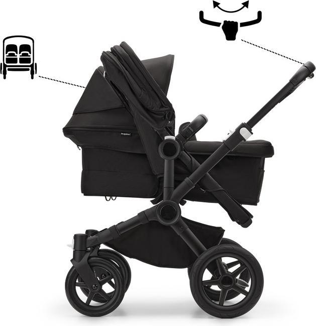 Produktbild Bugaboo Donkey 5 Duo-Erweiterungsset Komplett, Schwarz