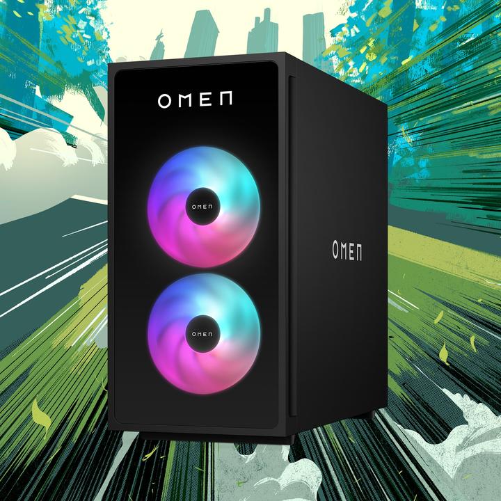 Actual product image HP OMEN GT16-0077ng 35L-Tower Intel i7-14700F 32GB/1TB SSD RTX 4070 SUPER Windows 11 (Intel Core i7-14700F, 32.77 GB, 1000 GB, GeForce RTX 4070 Super)
