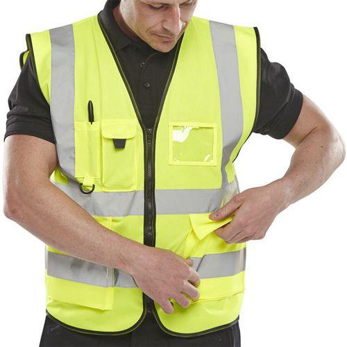 B Seen Weste Hi-Vis (XL)