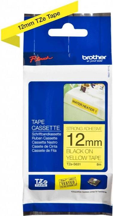 Actual product image Brother Tze-S631 (1.20 cm, Grey)