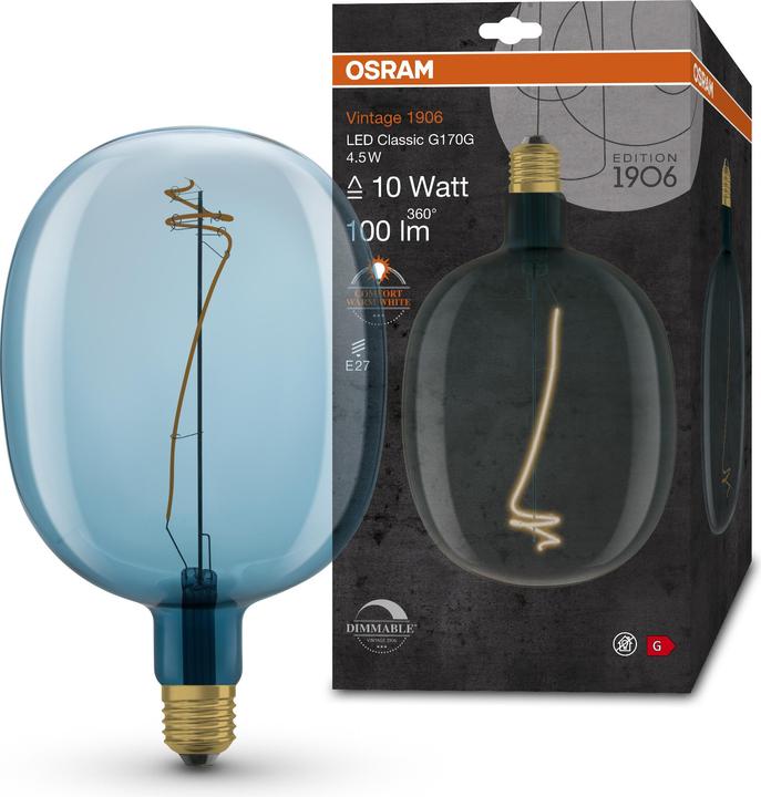 Actual product image Osram Vintage 1906 (E27, 4.50 W, 100 lm, 1 x, G)
