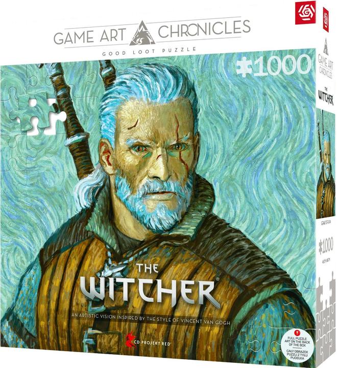 Image du produit Good Loot Puzzle Game Art Chronicles : The Witcher Geralt & Vincent van Gogh (1000 pièces) (1000 pièces)