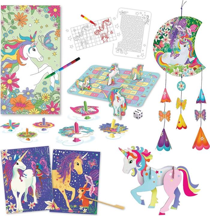 Image du produit Artista Mallette d'activités Licorne 5en1