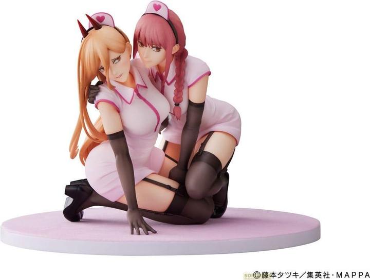 Produktbild Furyu Chainsaw Man statuette PVC 1/7 Power & Makima Nurse Ver. 14 cm