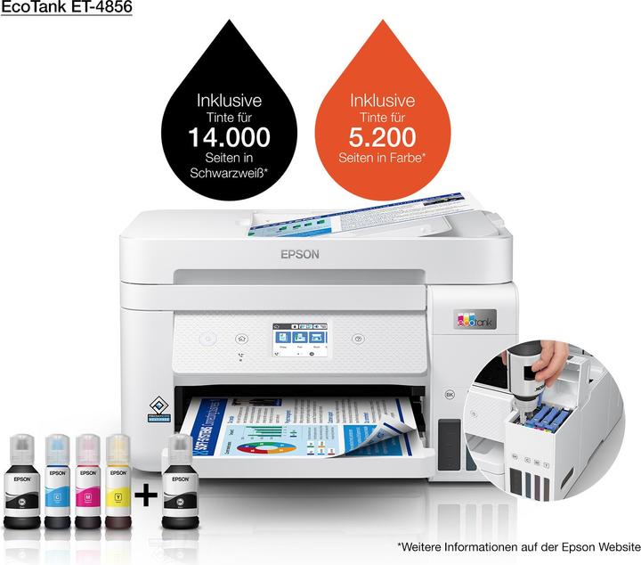 Productafbeelding Epson EcoTank ET-4856 (Inktreservoir, Kleur)