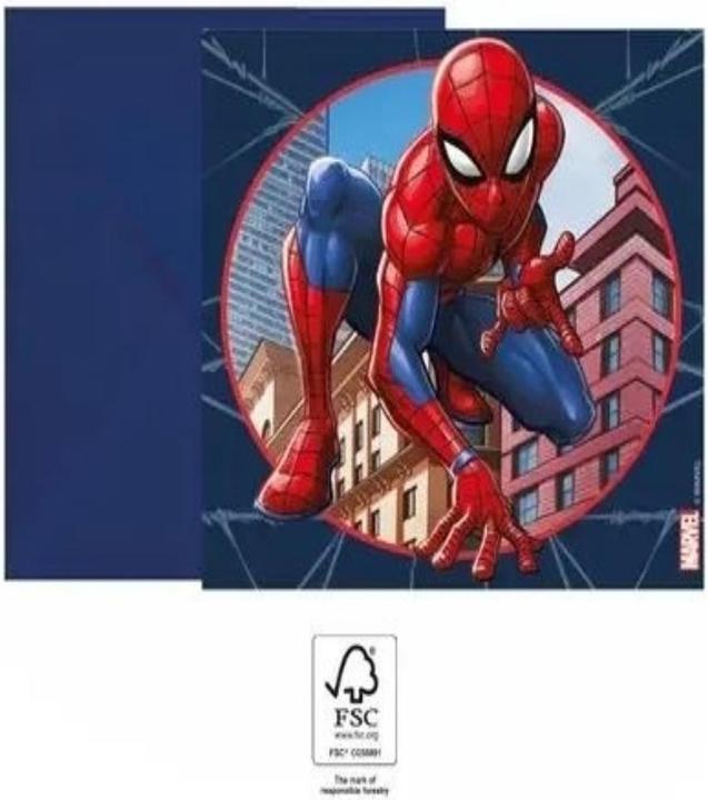 Immagine prodotto Spiderman Invito (6 pz.)