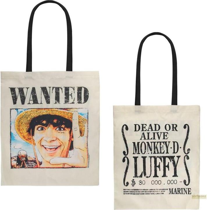 Cinereplicas One Piece Tragetasche Wanted Luffy
