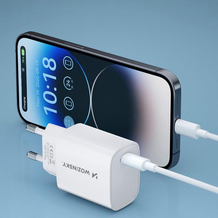 Image du produit Wozinsky Chargeur mural USB-C WGWCCW 20W - blanc (20 W)