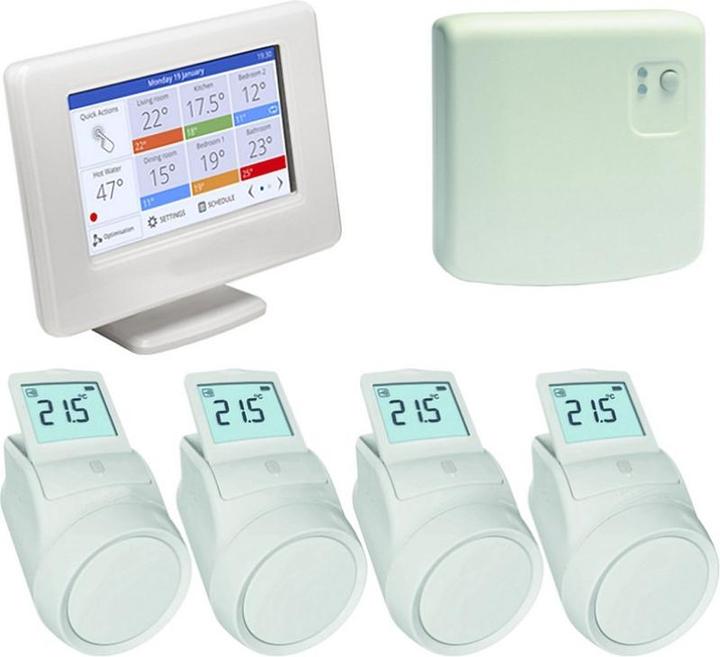 Immagine prodotto Honeywell Evohome Aan/Uit Slimme thermostaat - Wifi - Draadloos - Incluso 4 thermostaatknoppen