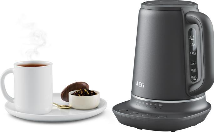 Actual product image AEG GOURMET 7 electric kettle Black (1.70 l)