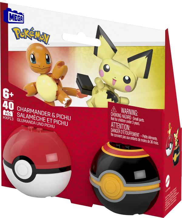 Immagine prodotto Pokémon Poké Ball - Charmander e Pichu