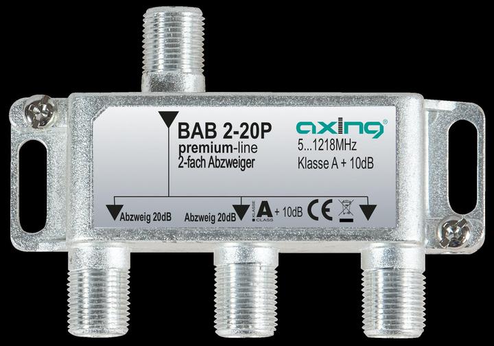 Immagine prodotto Axing Rubinetto della TV via cavo (20 dB, Cavi antenna)