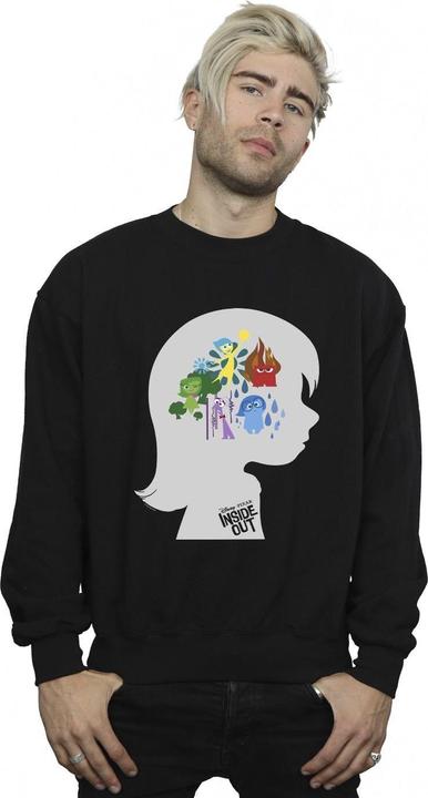 Actual product image Disney Mens Inside Out Head Silhouette Sweatshirt (XXL)