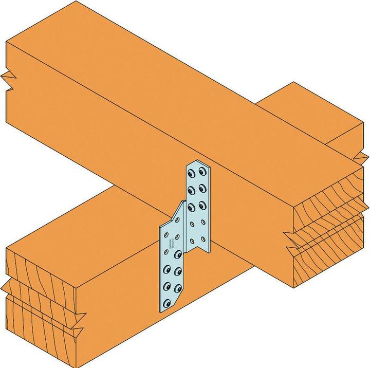 Produktbild Simpson Sst Sparrenpfettenanker SPF SPF170R rechts 170x34,5x2mm (Sparrenpfettenanker, 100 Stk.)