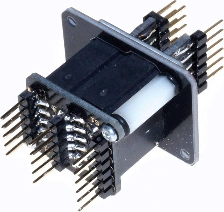 Immagine prodotto Unilight testata a connessione diretta con 6 poli primari e 10 secondari, 2 pezzi, contatto unico