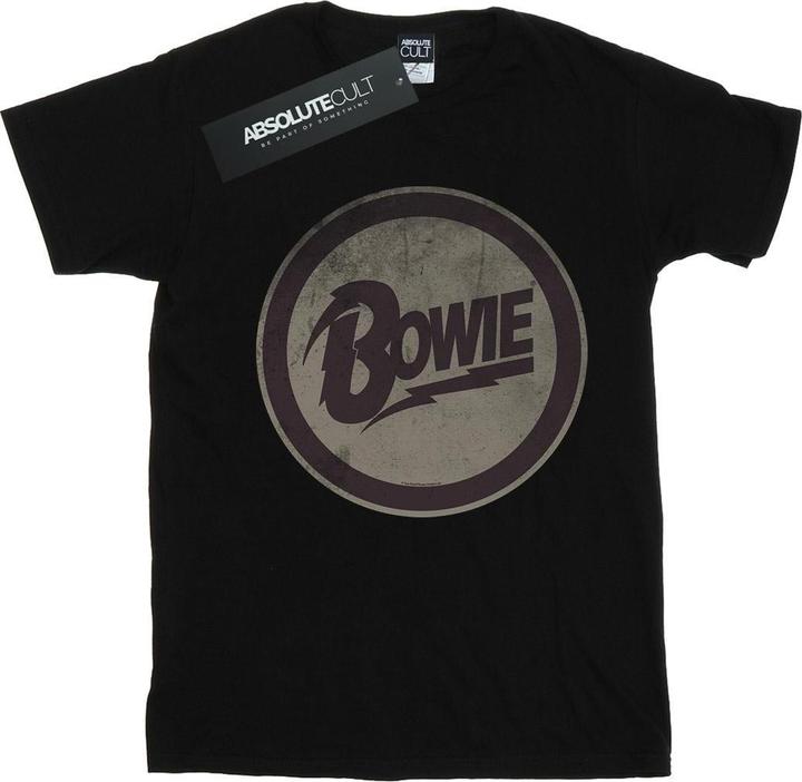 Immagine prodotto David Bowie Circle Logo Maglietta Ragazzi (140, 146)