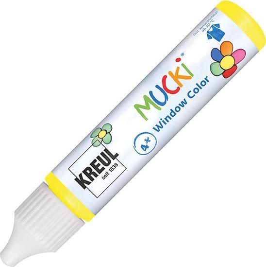 Image du produit Mucki Stylo à peinture pour fenêtres (Jaune, 29 ml)