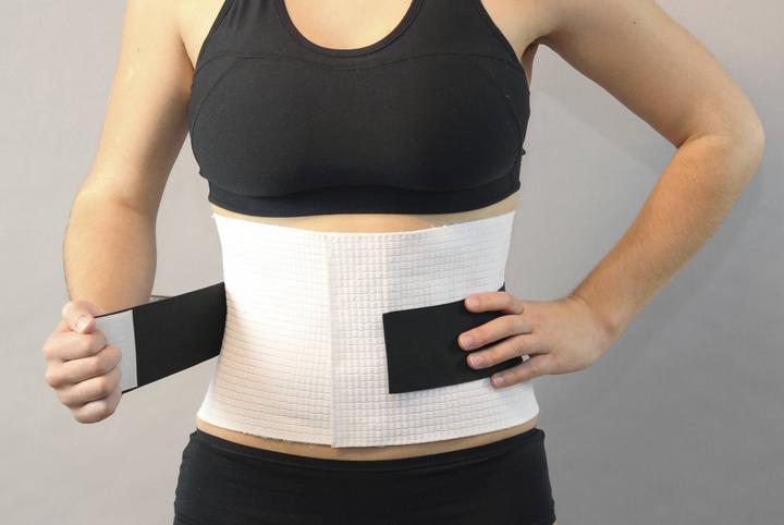 Actual product image Hydas Back support belt "Standard", white (One size)