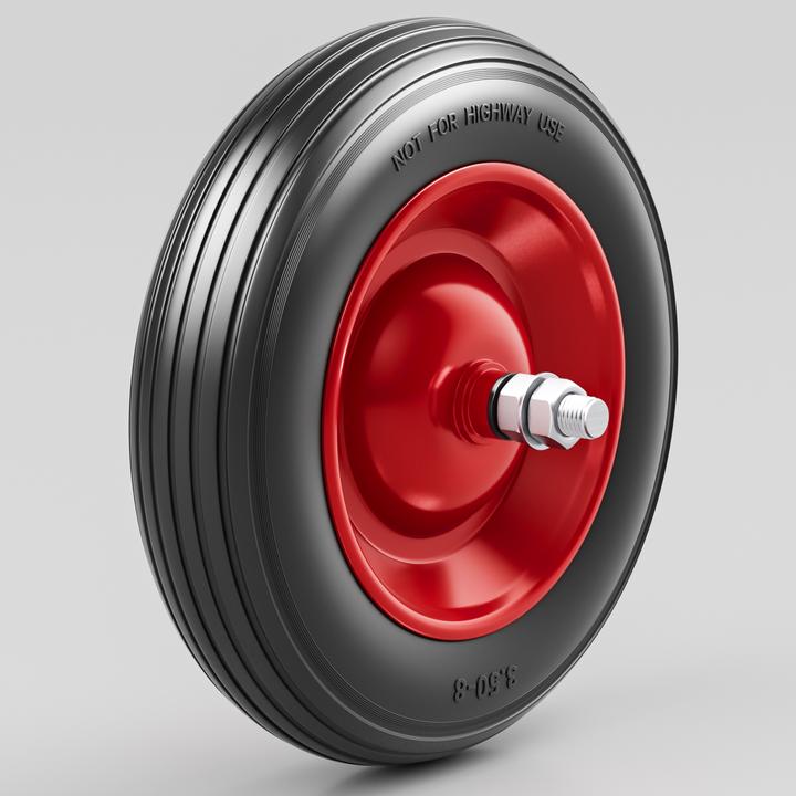 Actual product image Wiltec Standard Full-Floating Axle for Wheelbarrow Size 150x20mm