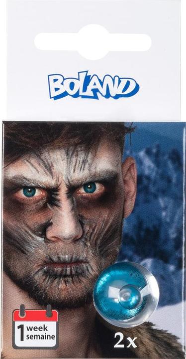 Actual product image Boland Contact Lenses Ice King: Weekly Lenses (Blue)