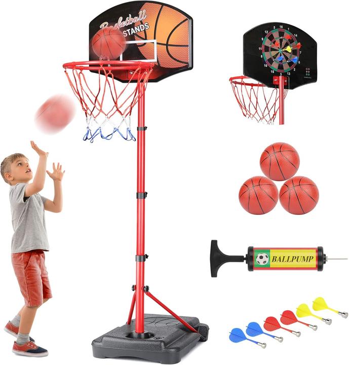Produktbild ‎Kamdhenu Basketballkorb mit Dartspiel