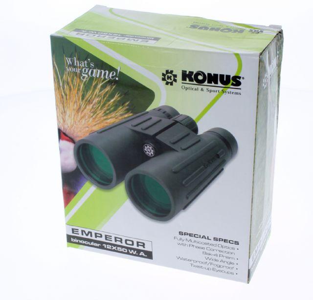 Immagine prodotto Konus Binocolo Emperor 12x50 WP/WA met Phasecoating (12 x, 50 mm)